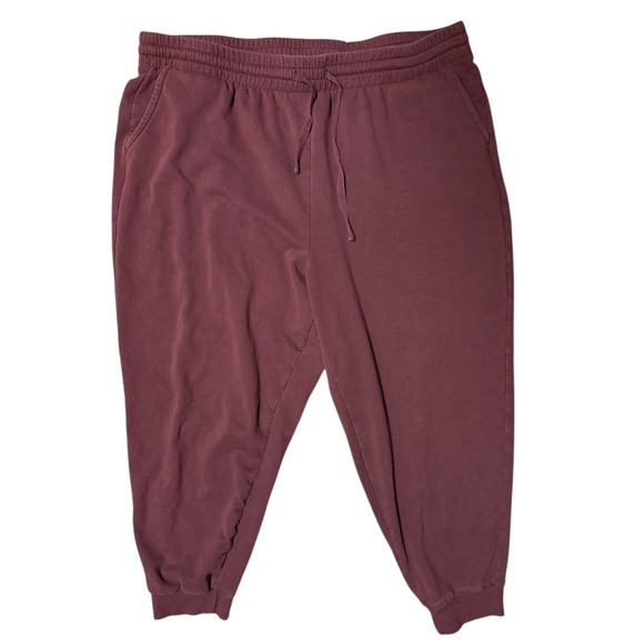 torrid Pants - Torrid Super Soft Fleece Joggers Burgundy Plus Size 3